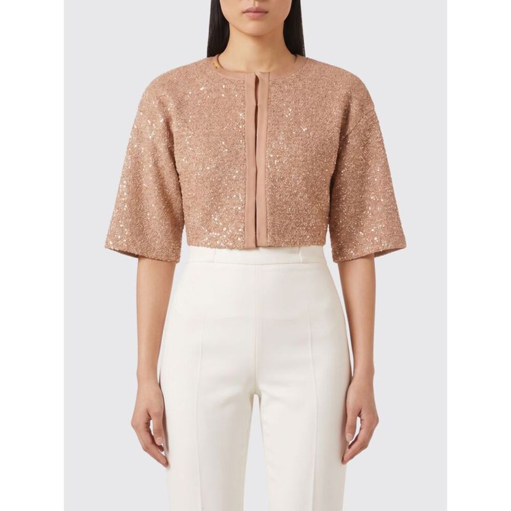 Elisabetta Franchi Women Elisabetta Franchi Lurex Crew-Neck Evening Top